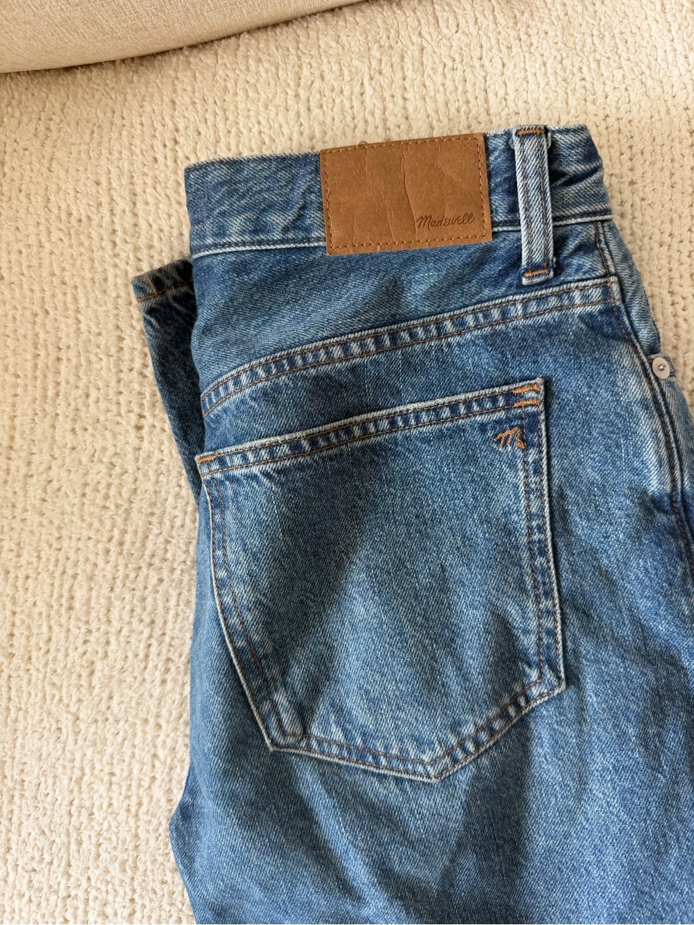 Madewell Low Slung Straight Jeans Size 24